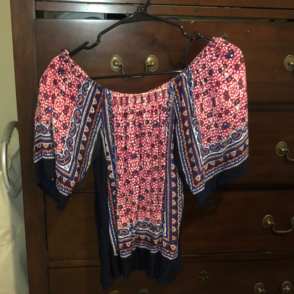 Off the shoulder flowy top